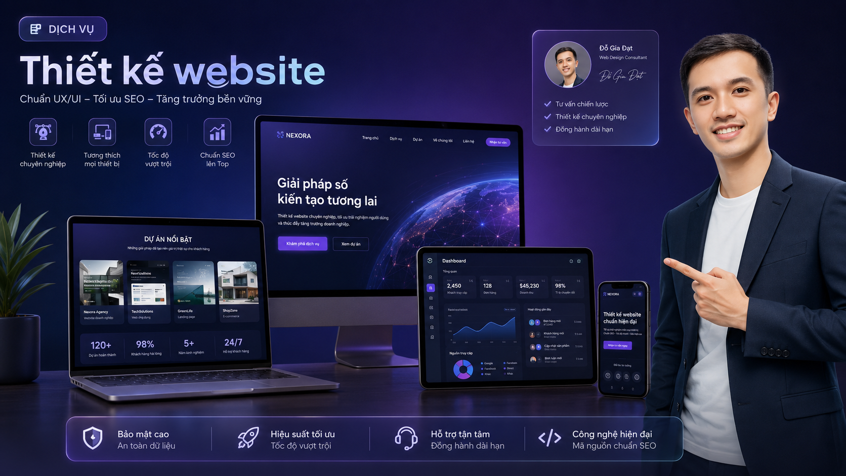 Thiết kế website Đỗ Gia Đạt
